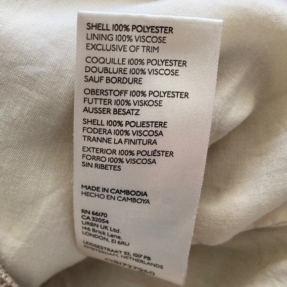 Anthropologie Maeve Tan Houndstooth Lightweight Utility Jacket NWOT - Picture 11 of 13